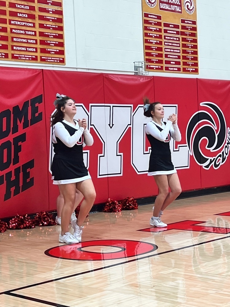 girls cheering