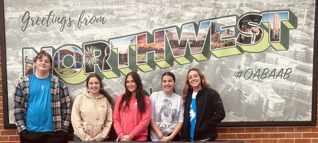 On October 29, the following students attended a college visit to Northwest Missouri State University in Maryville: Dillon M., Shaylee B., Ashlynn L., Haylea T., and Macy D. During the visit, students toured campus facilities, explored academic programs, and learned more about student life opportunities at Northwest. The experience gave them valuable insight into college life and helped them consider future educational goals. We had the opportunity to catch up with LHS alumni, Kristen Wood who attends Northwest. The college visits are part of the RootEd program at LHS.