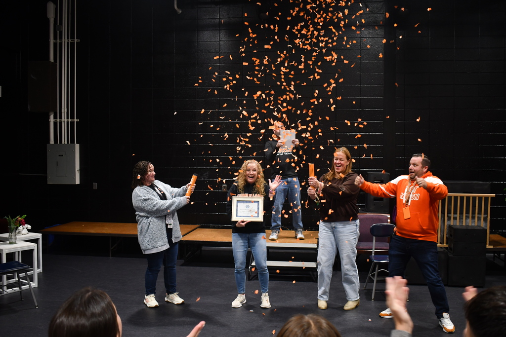 Admin surprise Mrs. Campbell