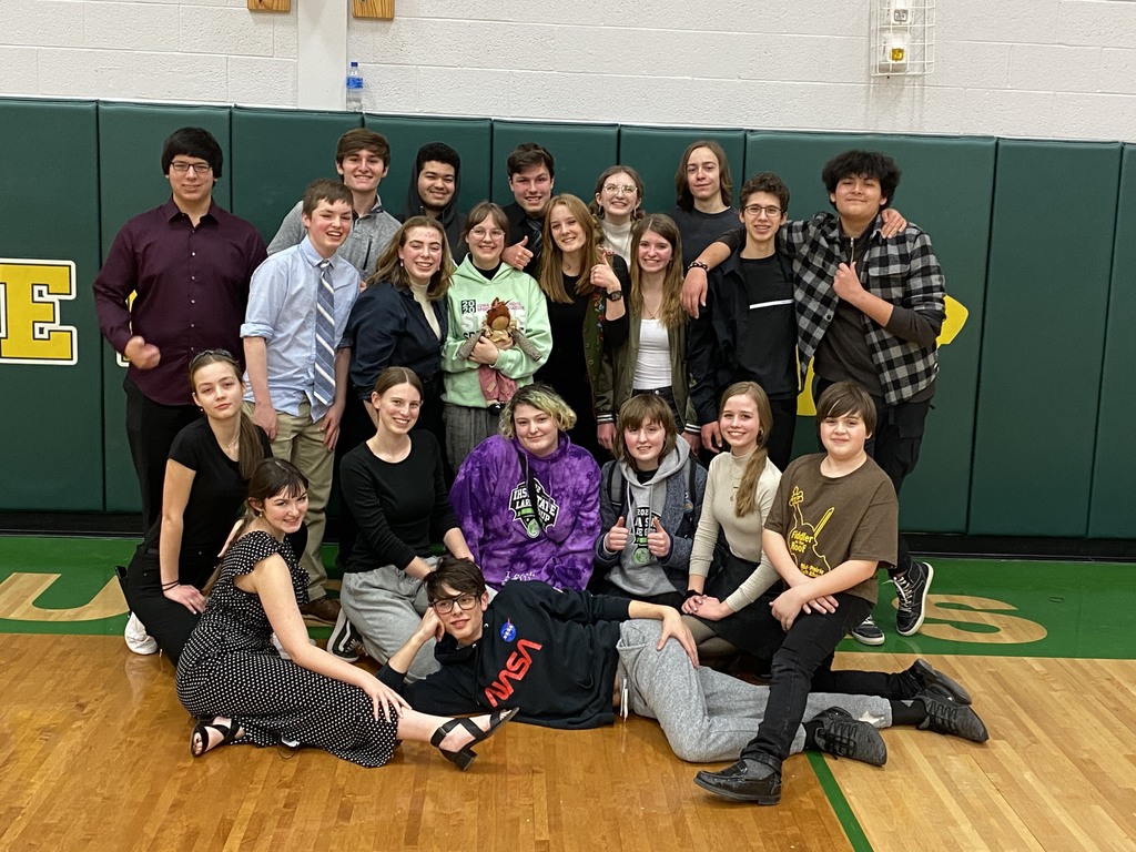 front row: Harlie Gehling, Avery Slaubaugh, Liv Caskey, Alex Burnham, Sam Stacey, Isadora Goode, River Gehling, Logan McClellen. Middle row: Ethan Bontrager, Avery Frede, Terra Richardson, Isabel Forbes, Grace Puttmann, Jacob Carillo, Diego Ayala. Back row: Gideon Sim, Jack Greiner, Sam Harris, Chris Burnham, Kenadi Fay, Haydon Bailey.