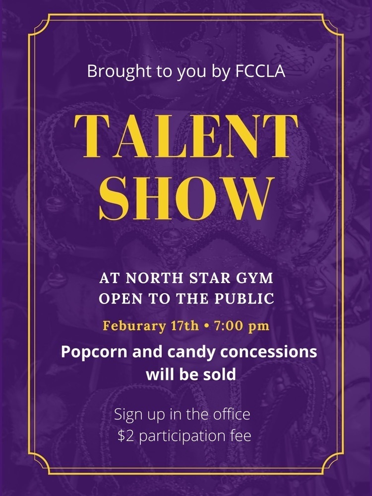 talent poster