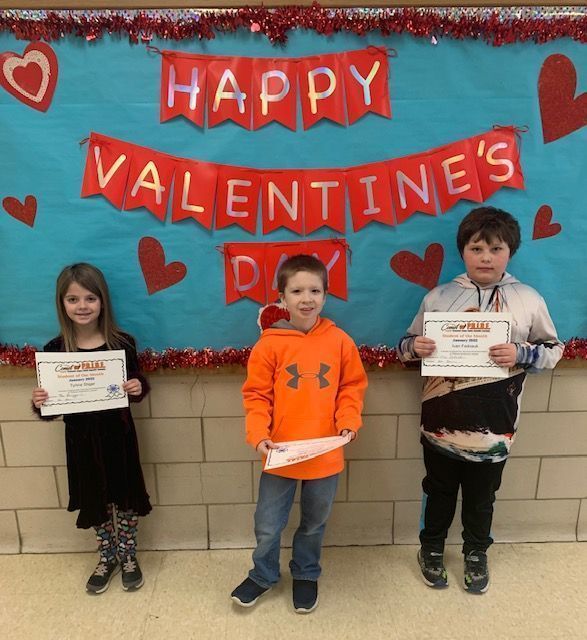 2nd Grade Students of the Month