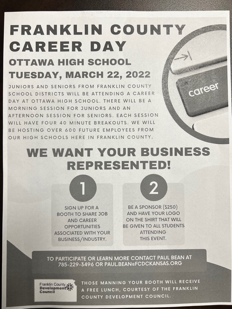 flyer with words