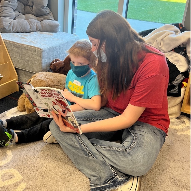 students reading together