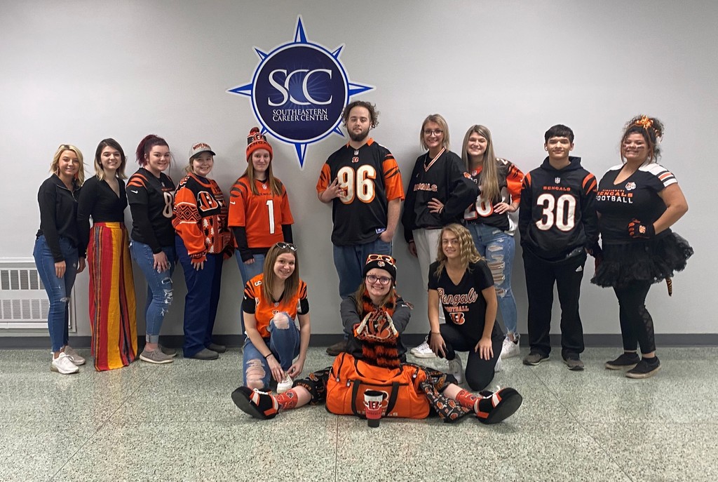 Students in Bengals Gear