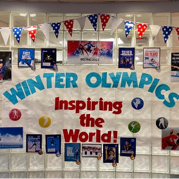 If you missed any of the USA Olympic results check out the display on the elementary lobby!