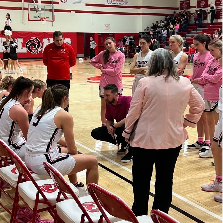 girls in a huddle