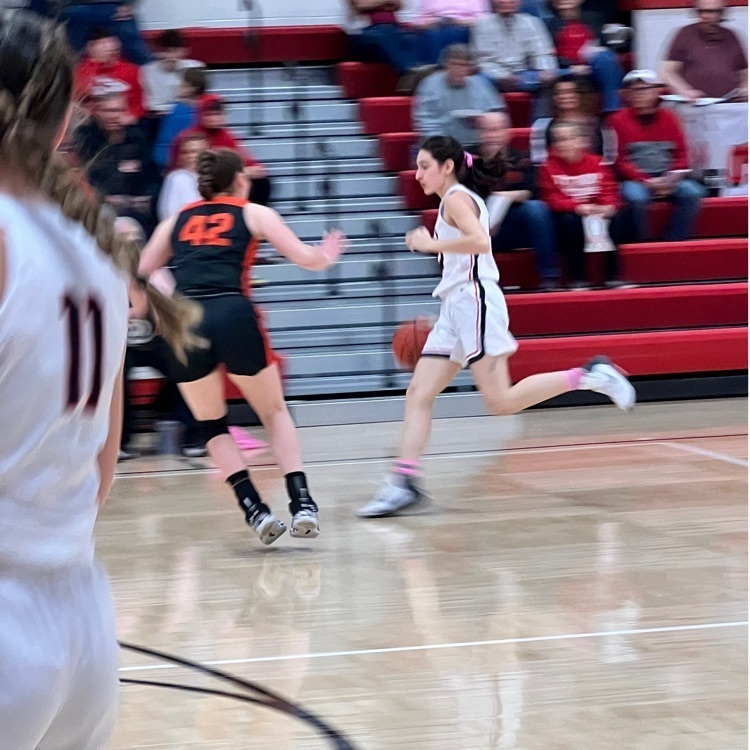 girls playing basketball