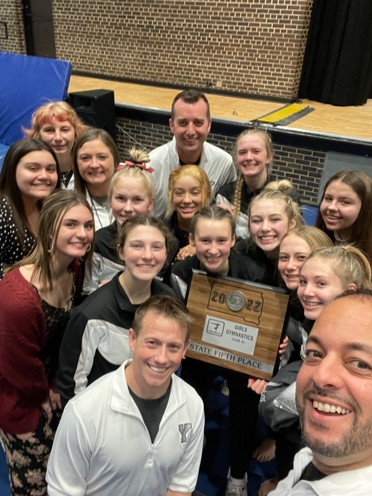 Team selfie, 5th place State Meet Finish