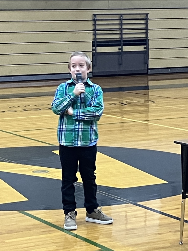 Elementary Student of the Month Assembly: 3-5