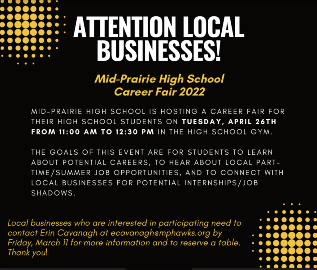 Career Day Advertisement
