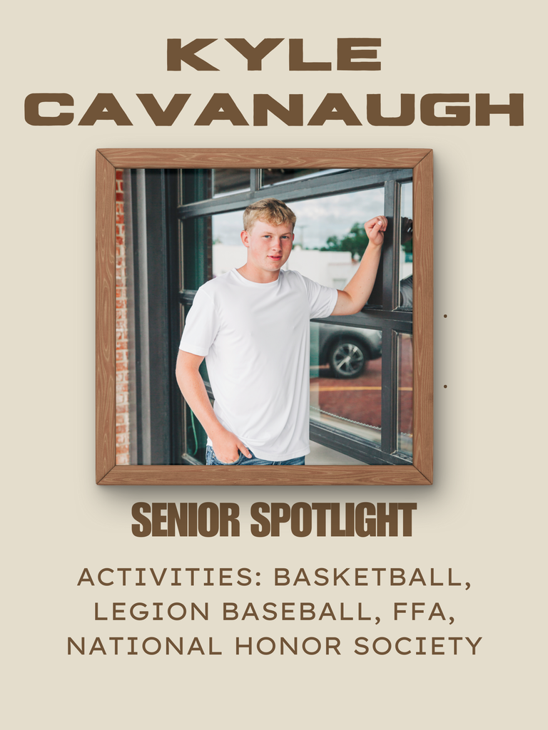 Senior Spotlight - Kyle Cavanaugh