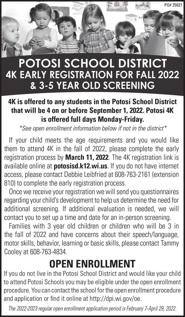 Early Childhood Registration
