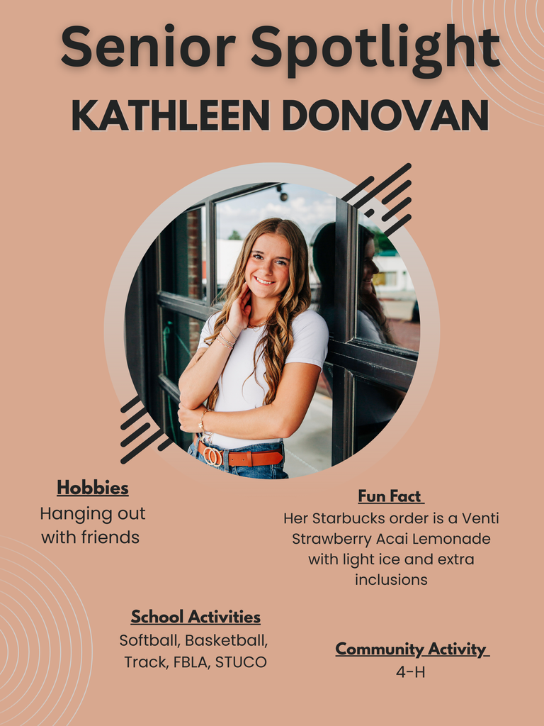 Senior Spotlight - Kathleen Donovan