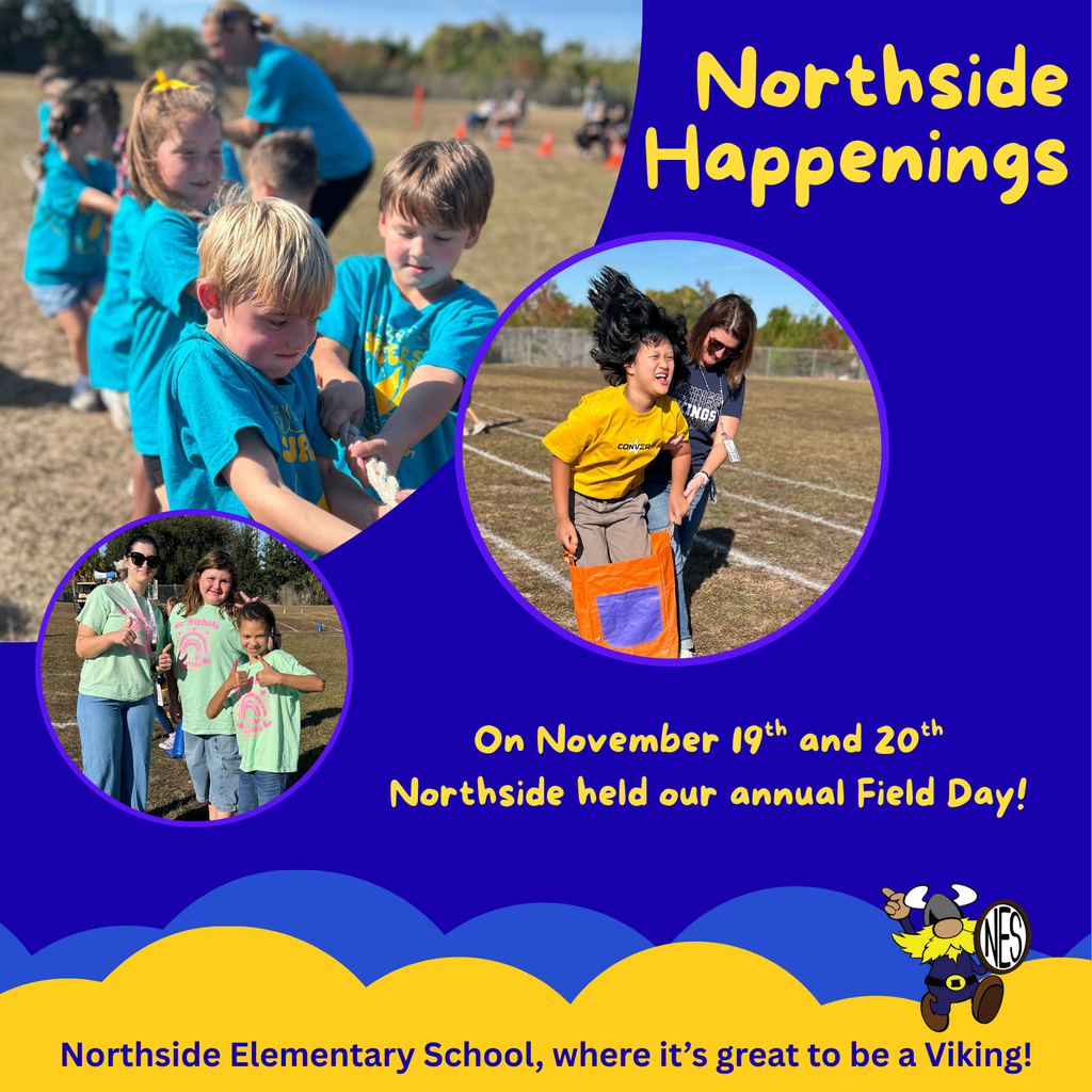 Students participating in field day activities 