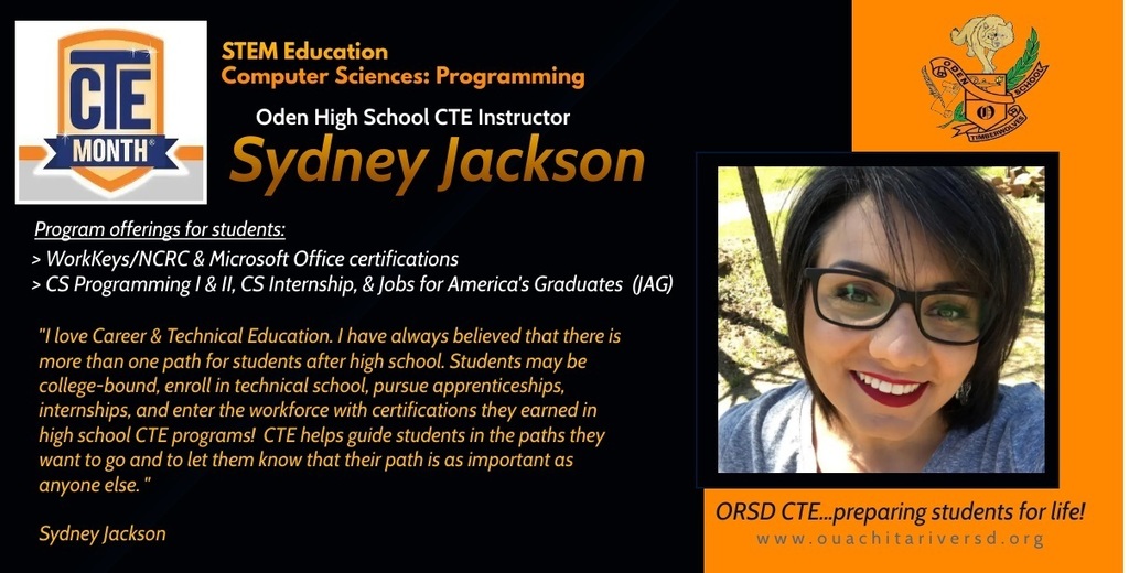 Sydney Jackson - Oden CTE