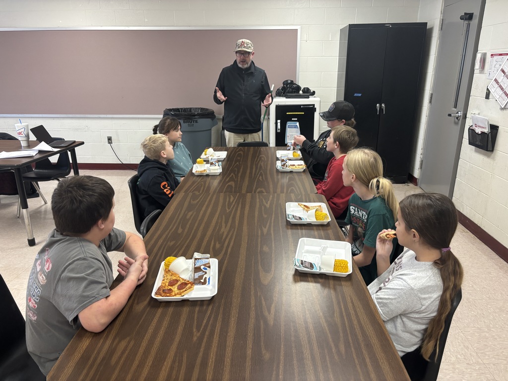 Mayor Dotson and 5th Grade Ambassadors 