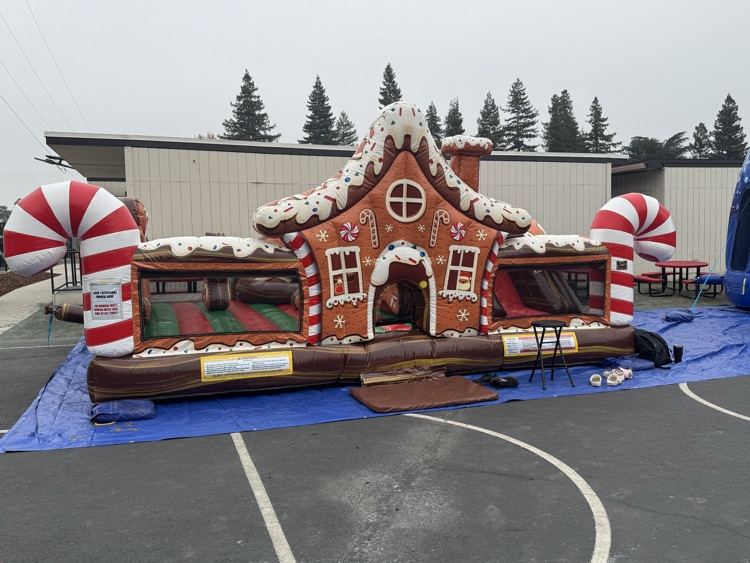 gingerbread jumpy house