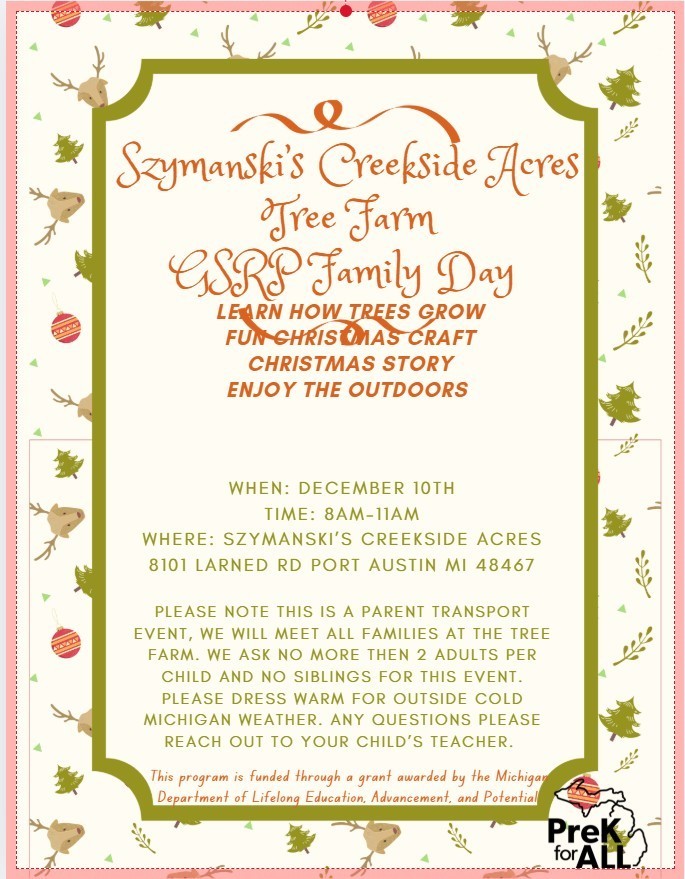 GSRP Family Day Invite