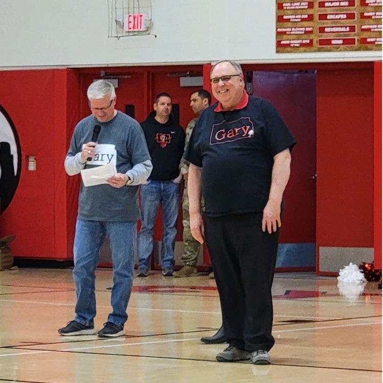 two people standing