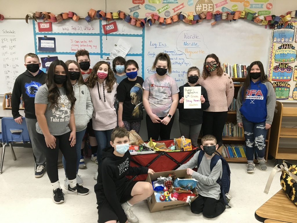 6th Grade Stray Haven Donation