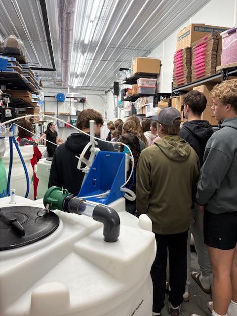 students touring CannonBelles