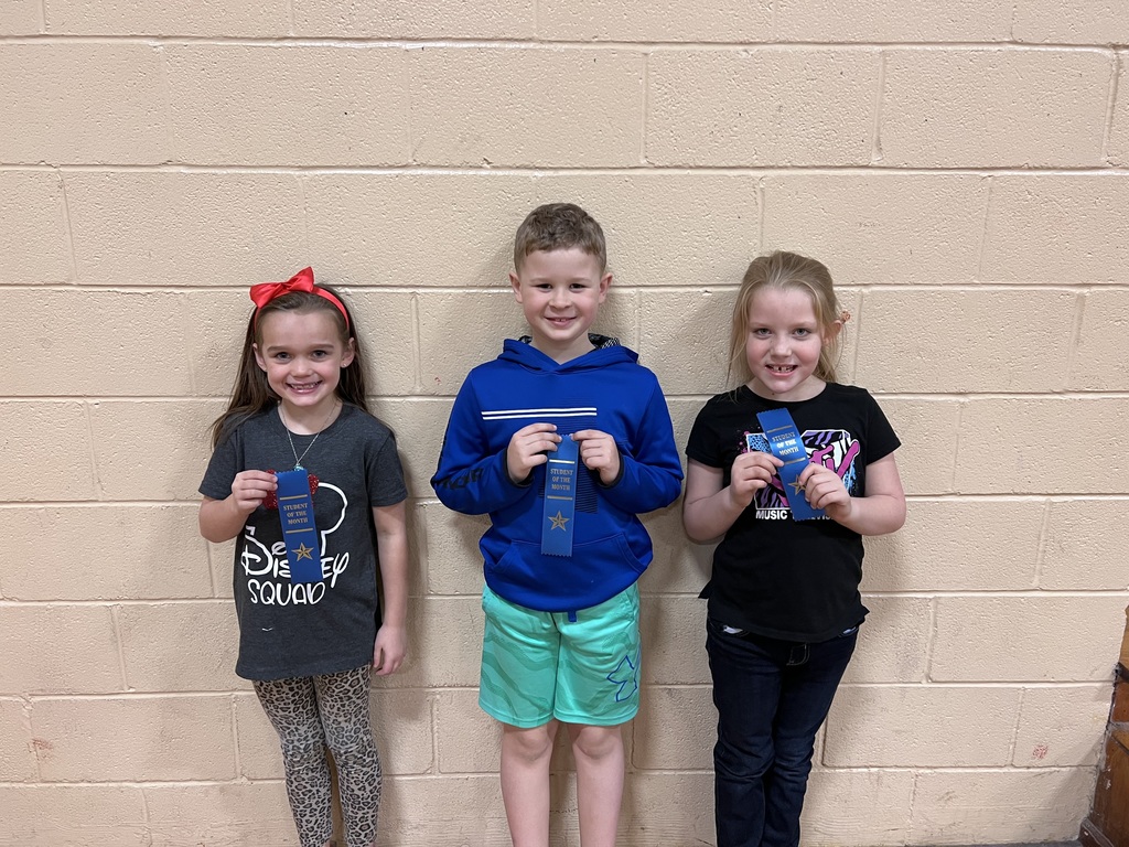 1st Grade Students of the Month