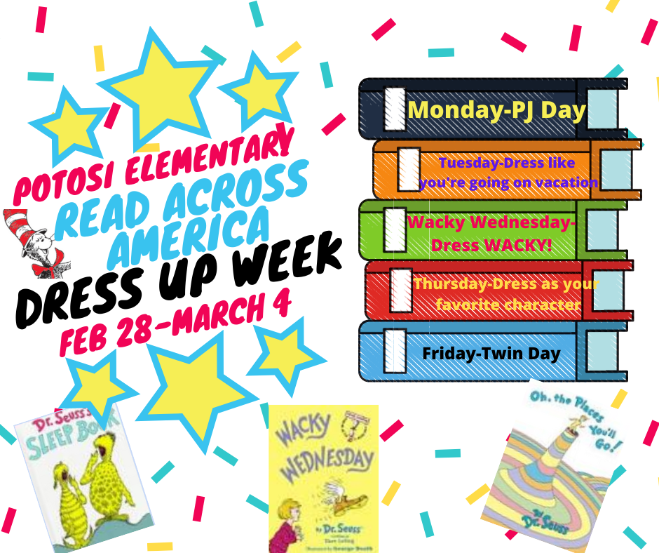 Read Across America Dress Up Days