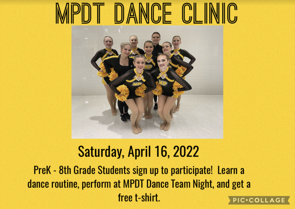 MPDT Dance Clinic Advertisement
