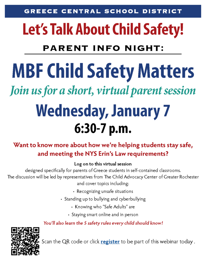 Child Safety Night flyer