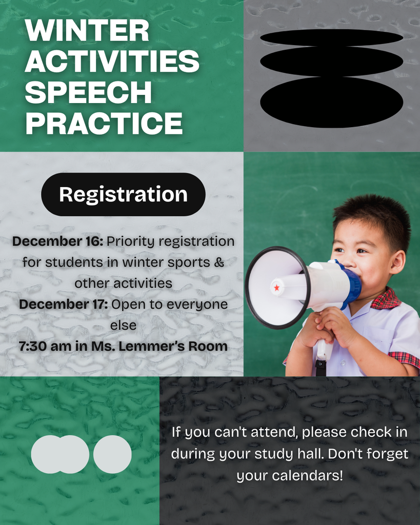 Speech Team Registration Info