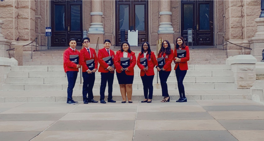 A few more pics from the Falcon SkillsUSA team's Legislation Day trip!  More info: https://www.royal-isd.net/article/668371