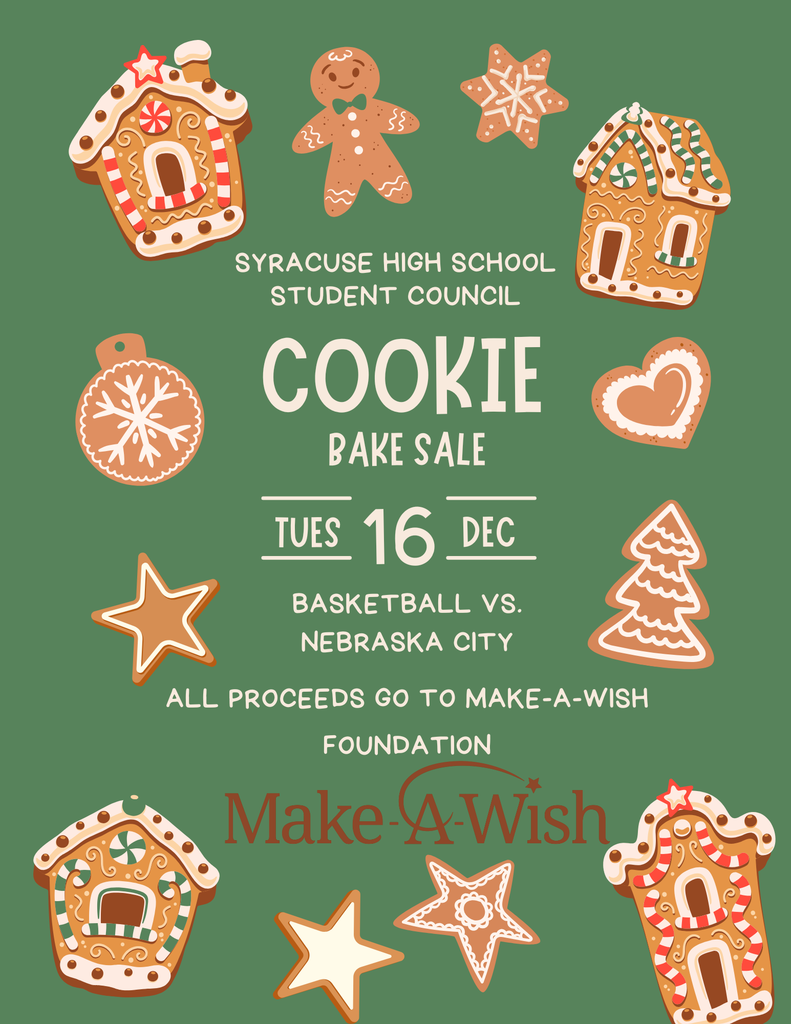 High School Student Council Bake Sale