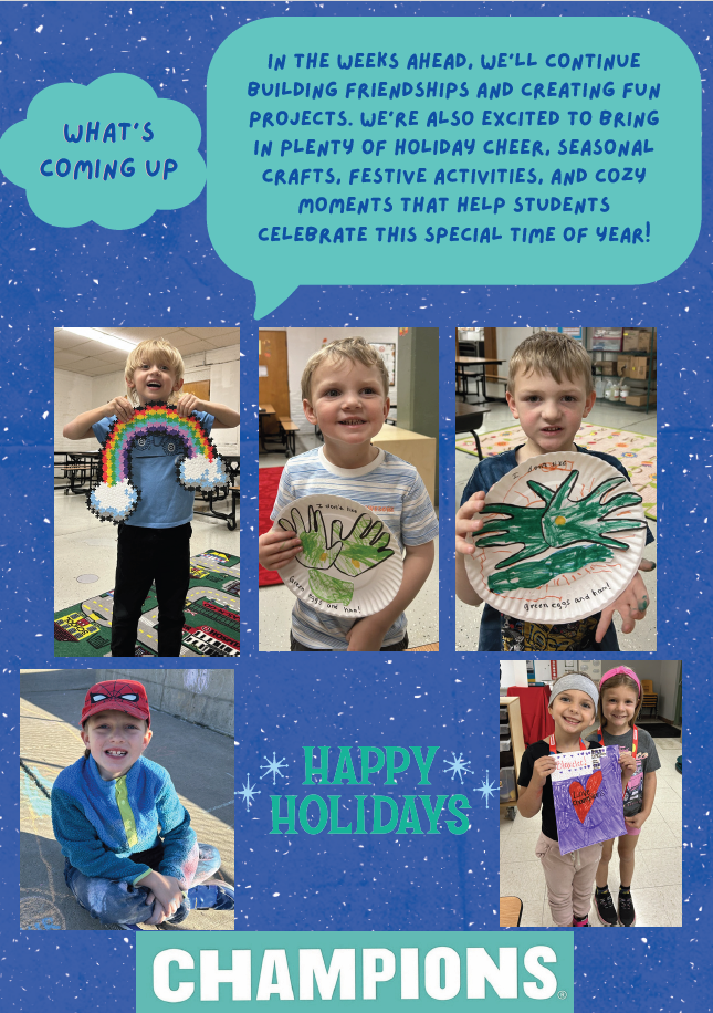 Champions Winter Letter