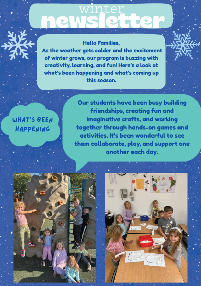 Champions Winter Letter