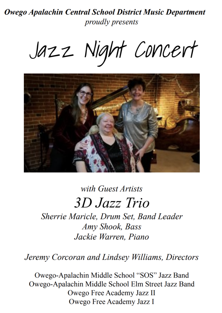 OA Jazz Night Program