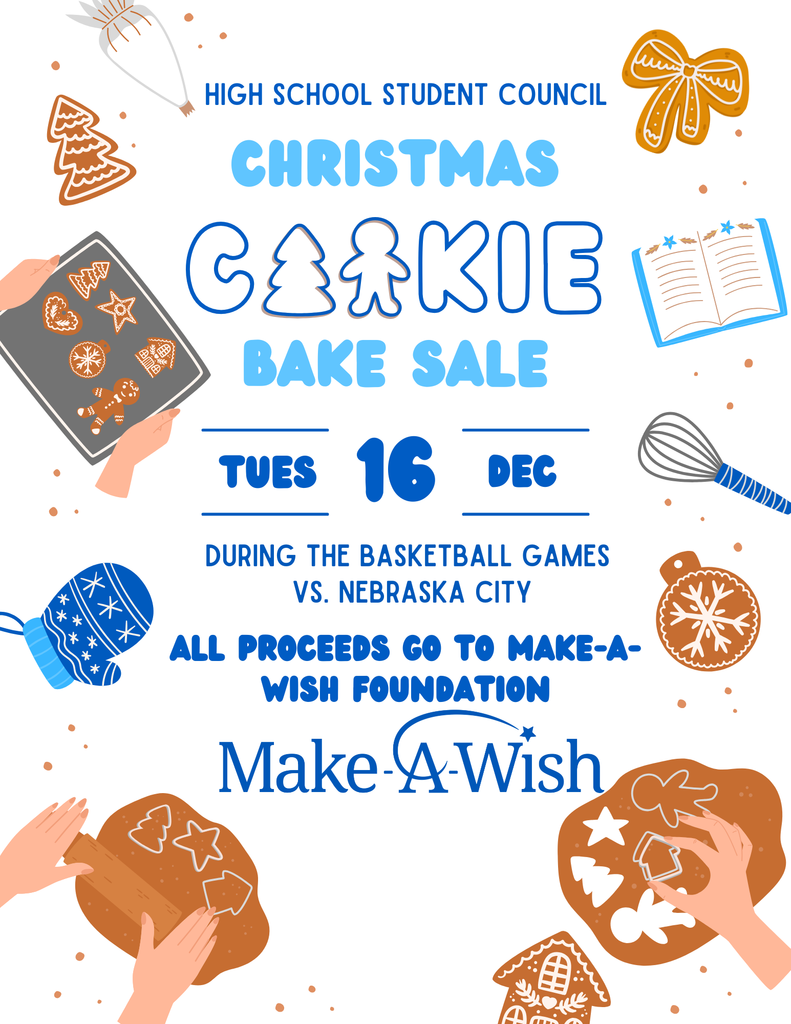 High School Student Council Christmas Cookie Bake Sale
