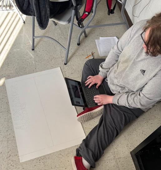 Students working in class (Mr. Daniels Social Studies)