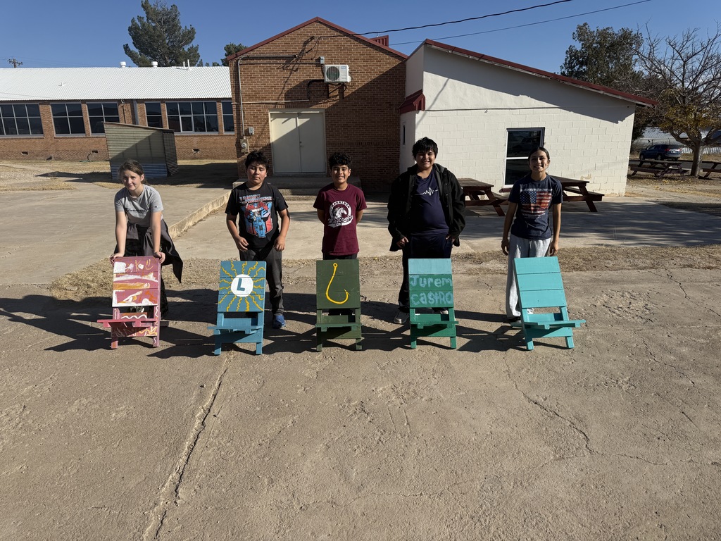 students with chairs