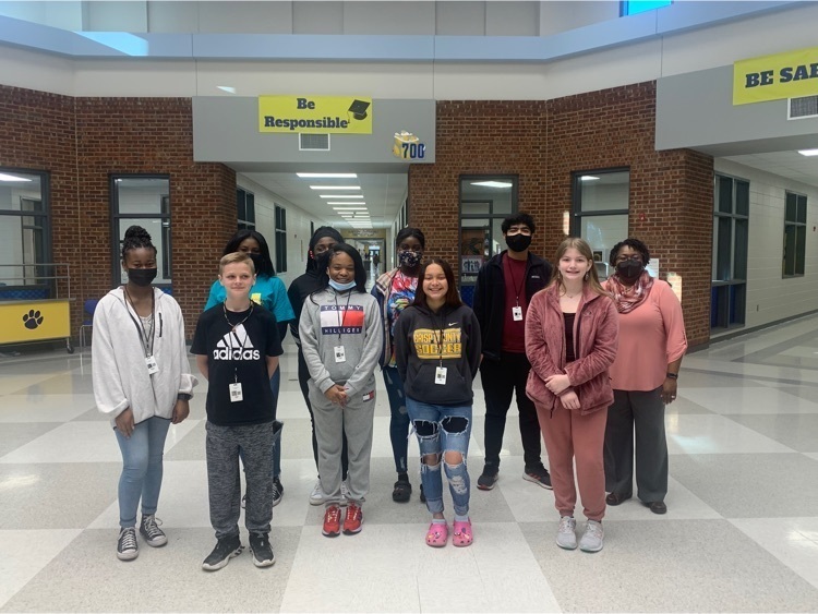 photos of students with principal mrs LACHELE walker