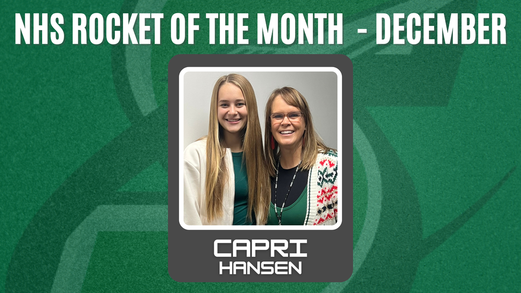 Rocket of the Month - Capri Hansen