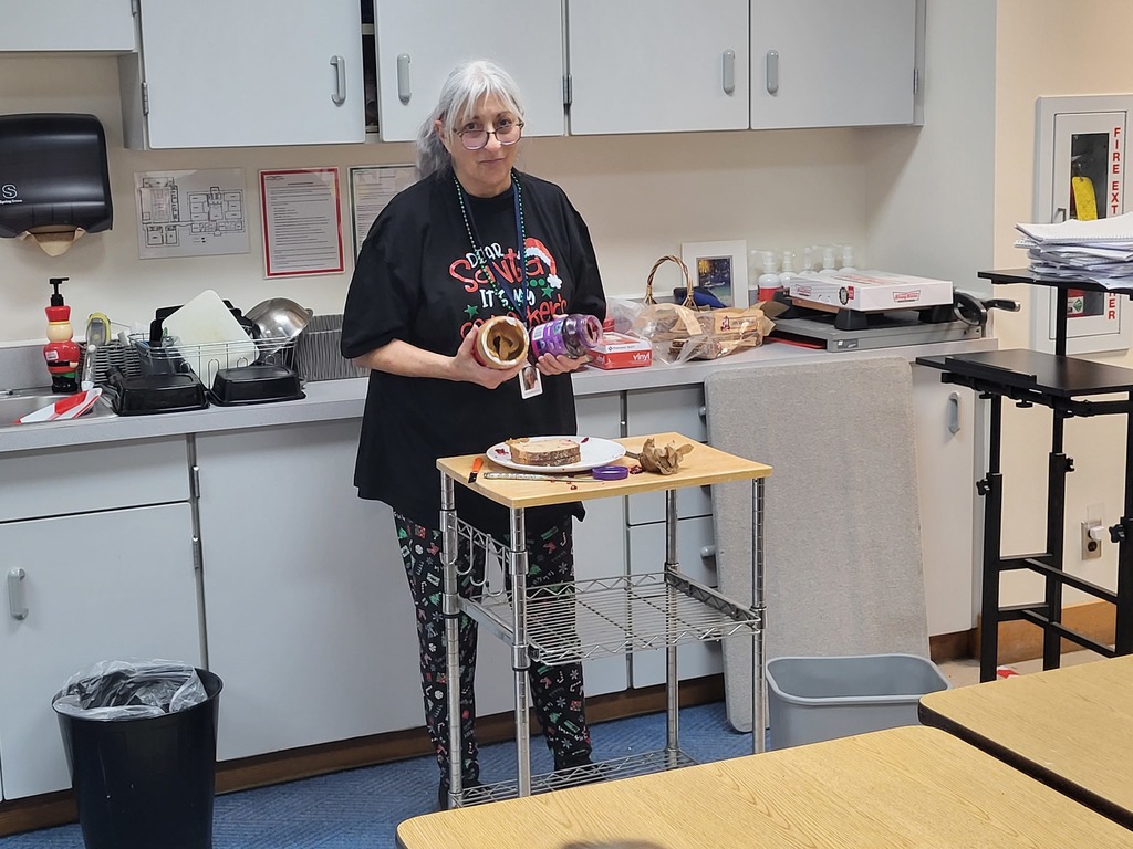 Mrs. Muffoletto with PB&J