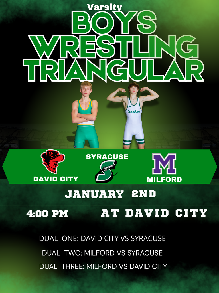 Varisty Boys Wrestling Triangular @ David City with Milford