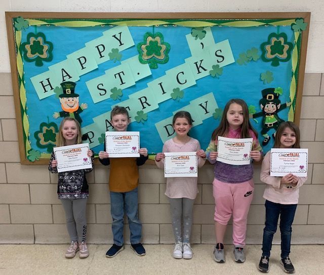 2nd Grade Students of the Month