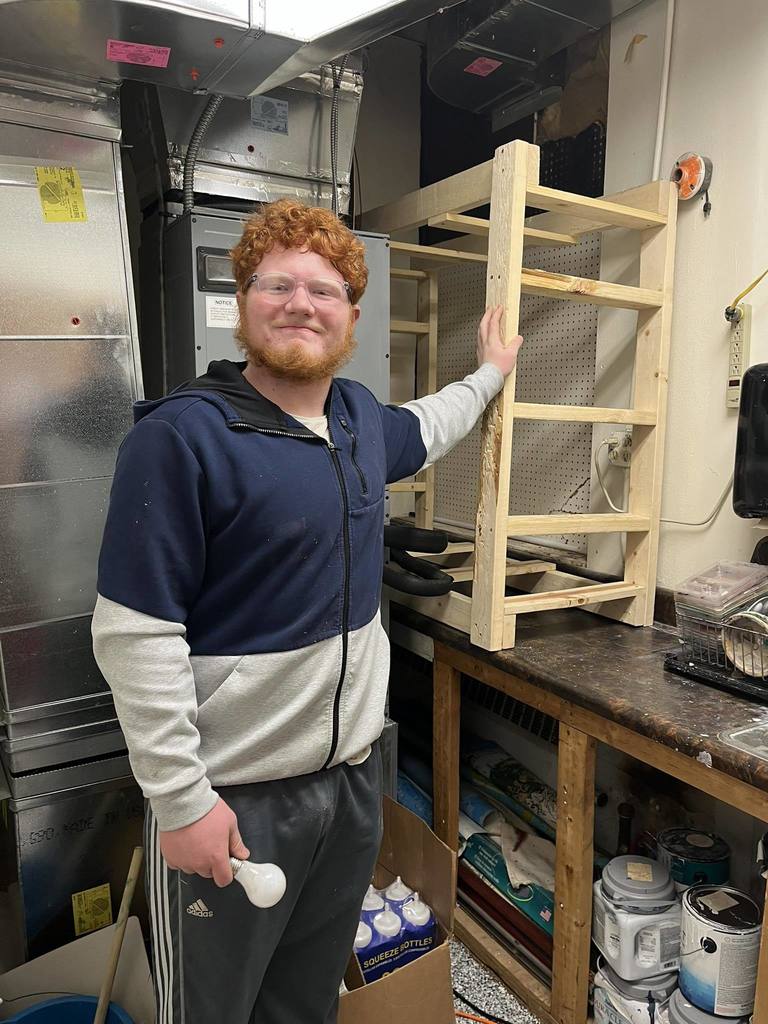 Student Jake smiling at the camera