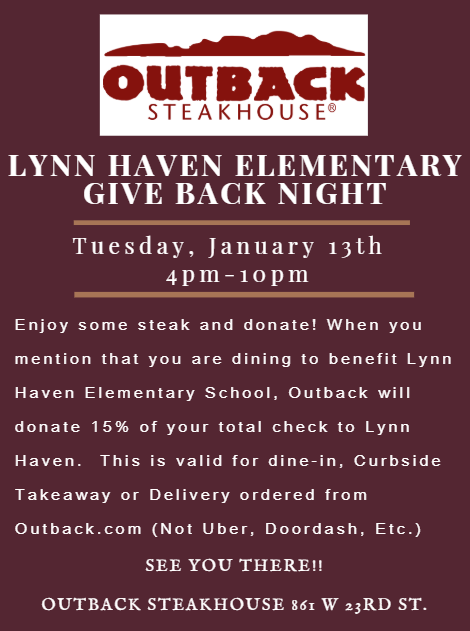 Information about our January Outback Night