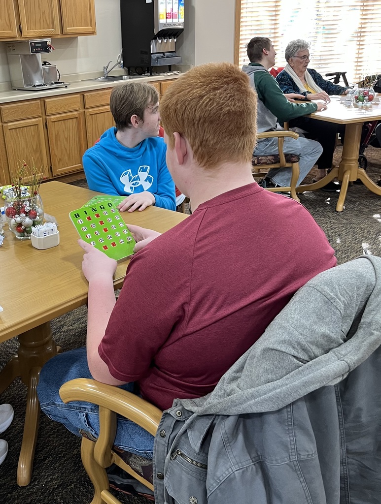 JAG Students Play BINGO with Linden View Residents