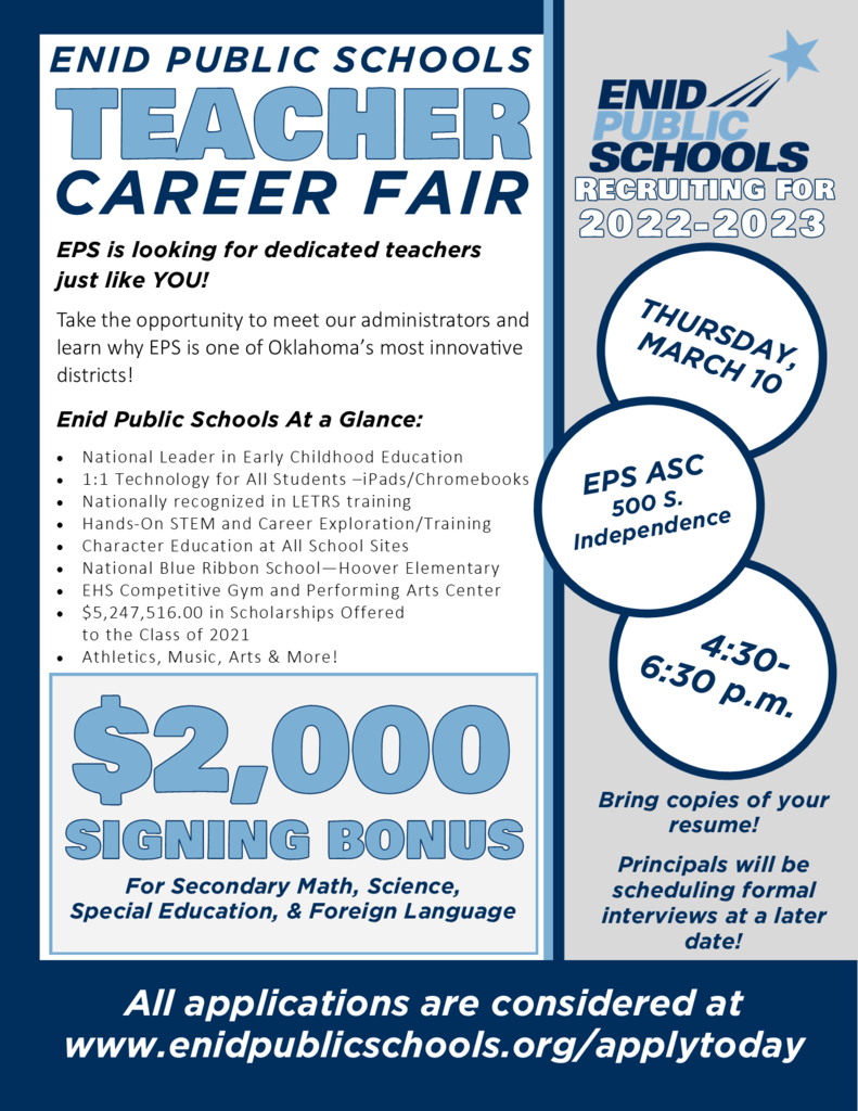 2022 Teacher Career Fair