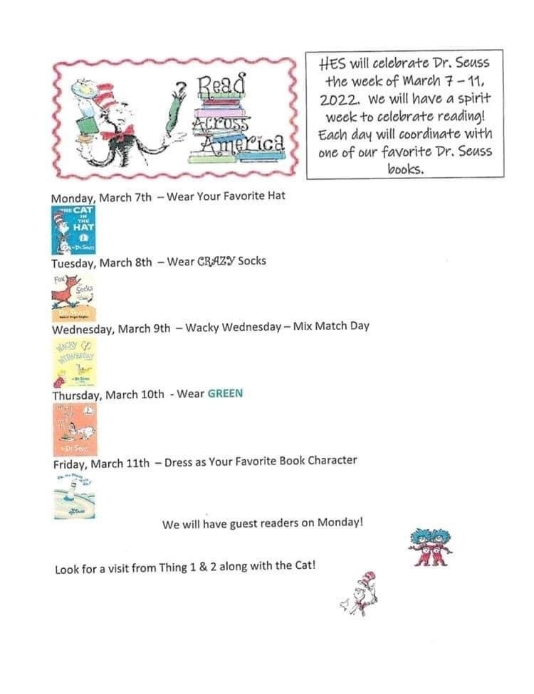 Read across America week