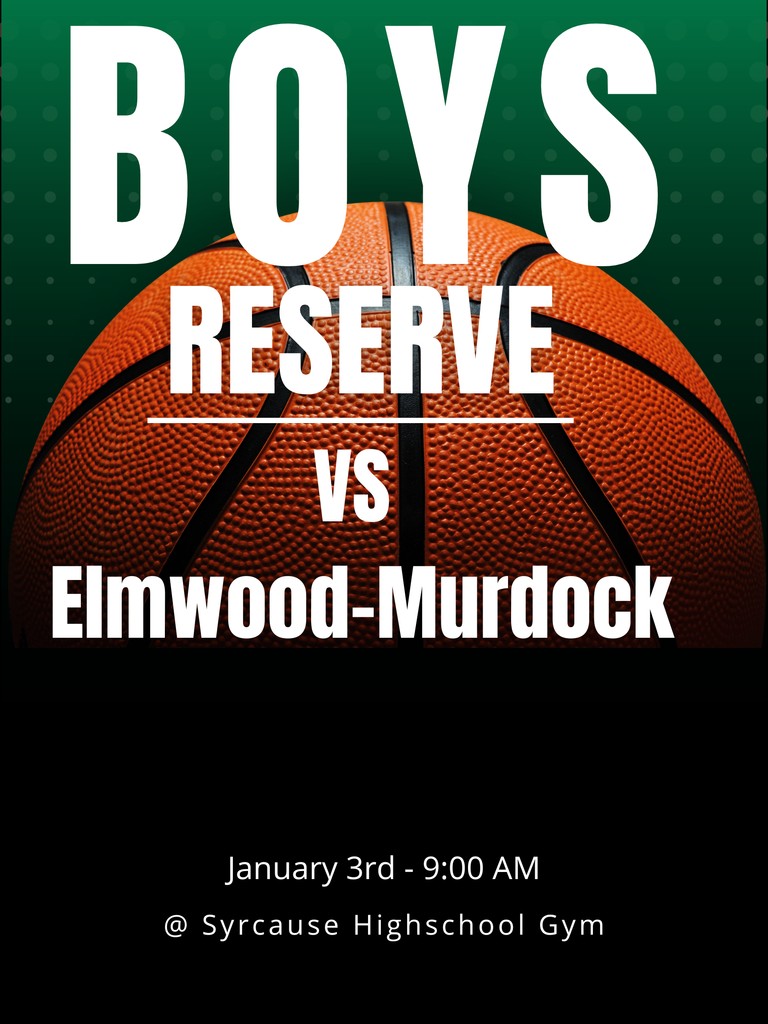 Reserve Boys Basketball vs Elmwood-Murdock